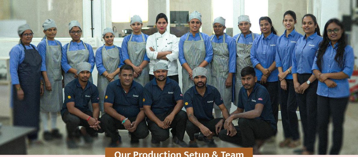 ConLiv's production team at the company's Pune facility